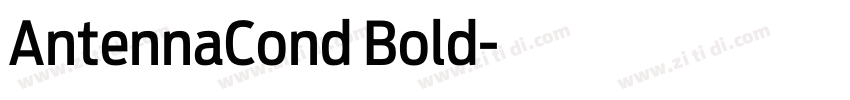 AntennaCond Bold字体转换